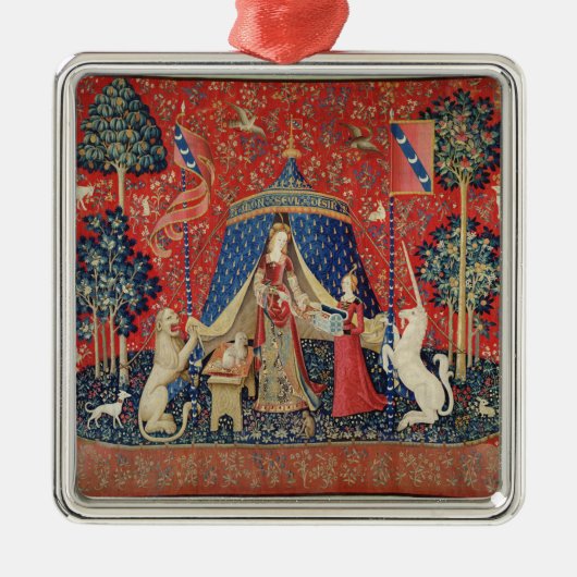 『わたしの唯一の望みには』 メタルオーナメント (正面)