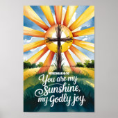 わたしの太陽 キリスト教の幼児用壁画 ポスター (正面)