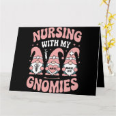 わたしの小人さんたちと看護 小人の看護師生活 バレンタイン カード (黄色い花)