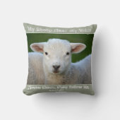 わたしの羊はわたしの声を聞く。聖書のヨハネ10:27, クッション (正面)