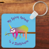 わたしの霊獣はナマケモノだ キーホルダー (裏面)