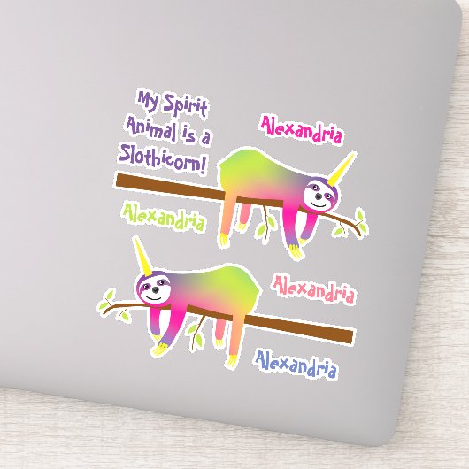 わたしの霊獣はナマケモノだ シール (詳細)