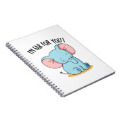 わたしはあなたの耳です！ユーモアたっぷりの象のダジャレ ノートブック (右側)