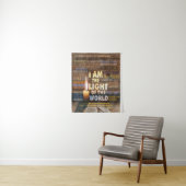 わたしは世界の光である – ヨハネ8:12 タペストリー (インサイチュ)