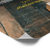 わたしは世界の光である – ヨハネ8:12 ポスター (角)