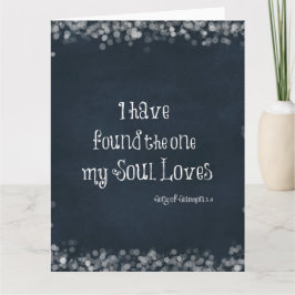 わたしは私の魂が愛する者を見つけた 聖書の言葉 カード