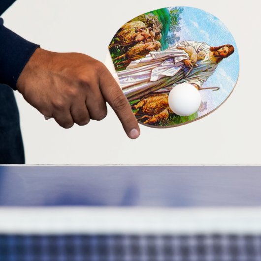 わたしは良き羊飼いのヨハネ10:7-21である 卓球ラケット (インサイチュ)