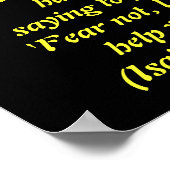 「わたしは、エロヒムよ、汝らの命を守る。 ポスター (角)