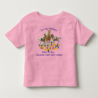 わたし完璧すぎるんだよね 双子なのよ トドラーTシャツ
