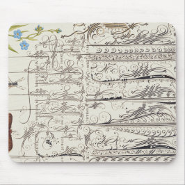 わた忘れに這い寄る、虫と足甲皮 マウスパッド