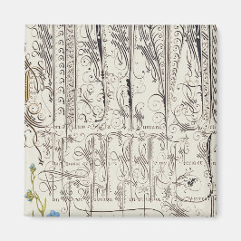 わた忘れに這い寄る、虫と足甲皮 マグネット