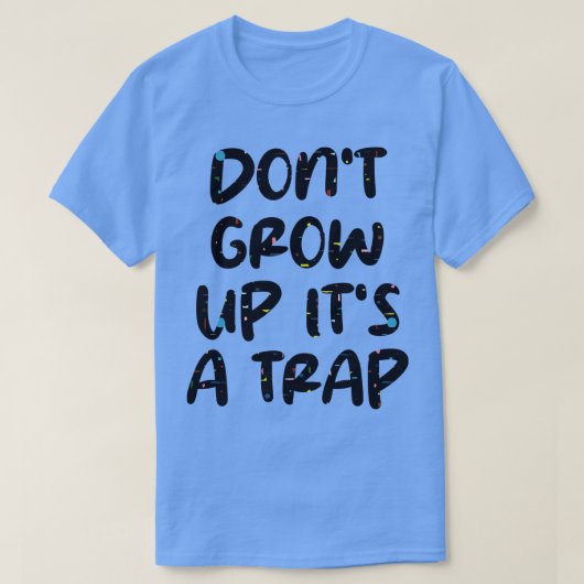 わなを育てないように Tシャツ (デザイン正面)