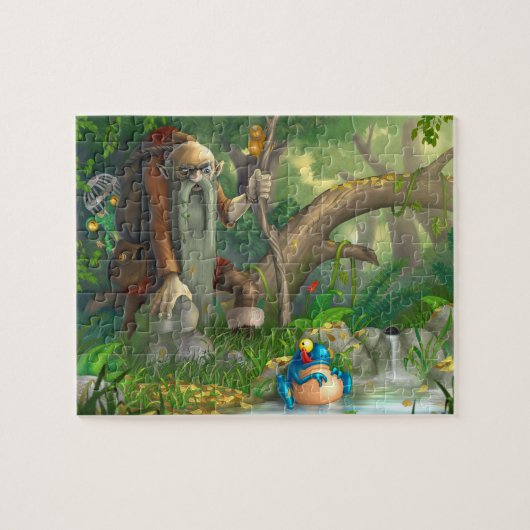 わな猟師 ジグソーパズル (横)