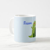 わにかわいい名前をカスタムする コーヒーマグカップ (正面左)