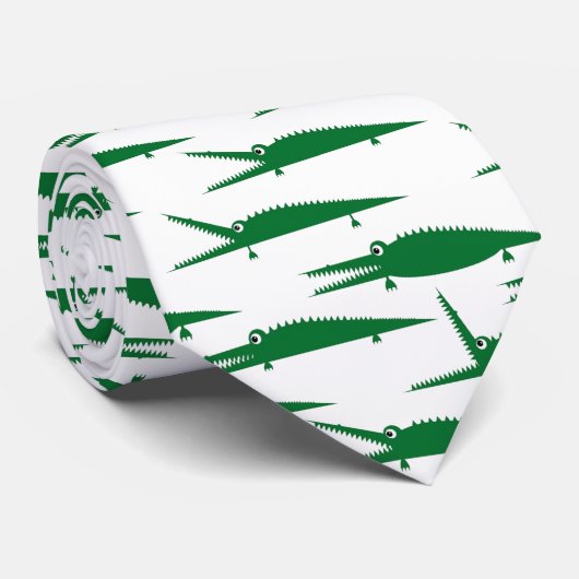 わには|のわにハ虫類をChomp ネクタイ (ロール)