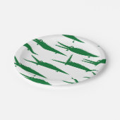 わには|のわにハ虫類をChomp ペーパープレート (アングル)