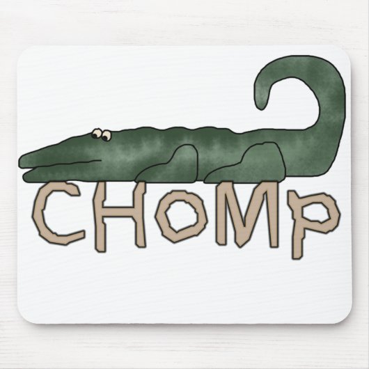 わにをChomp マウスパッド (正面)