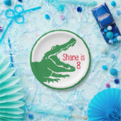 わにカスタムなプレート ペーパープレート (パーティー)