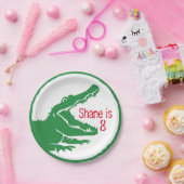 わにカスタムなプレート ペーパープレート (パーティー)