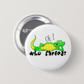 わにガス。: -) 缶バッジ (正面&裏面)