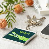 わにキーホルダー キーホルダー (側面)