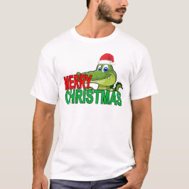 わにクリスマスのTシャツ。.png Tシャツ