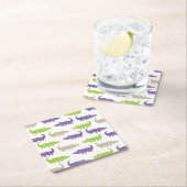 わにコースター スクエアペーパーコースター (インサイチュ)