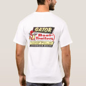 わにトレーラーのTシャツ Tシャツ (裏面)