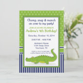 わにパーティの招待状 招待状 (スタンド正面)