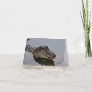 わにメッセージカード カード