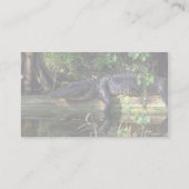 わに午後、沼沢地、フロリダ 名刺 (裏面)