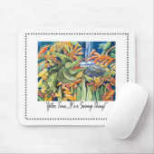 "わに時間…それは泥地の事です! " マウスパッド (マウス)