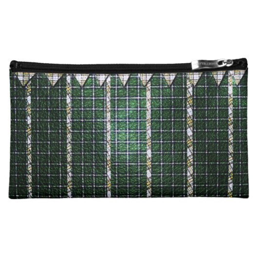 わに皮のバッグ コスメティックバッグ (正面)