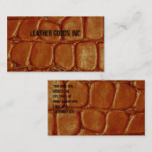 わに皮の名刺 名刺 (正面/裏面)