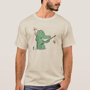 わに空気ボートの漫画のワイシャツ Tシャツ