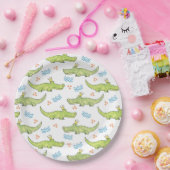 わに誕生日の紙皿9" ペーパープレート (パーティー)