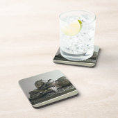 わに1832年をむさぼり食っているトラ(青銅) コースター (右側)