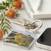 わに。 さしせまった キーホルダー (正面右)