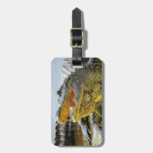 わに。 さしせまった ラゲッジタグ (正面縦)