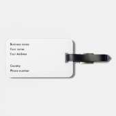 わに。 さしせまった ラゲッジタグ (裏面横)