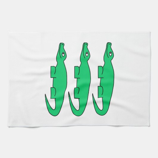 わに キッチンタオル (横)