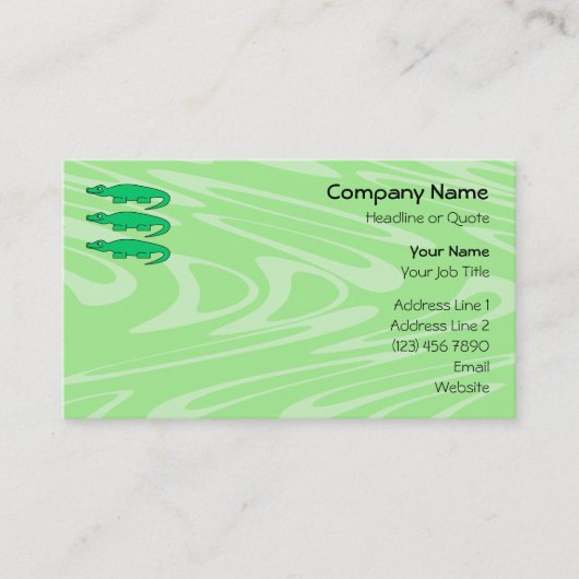 わに 名刺 (正面)