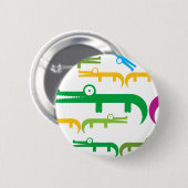 わに 缶バッジ (正面&裏面)