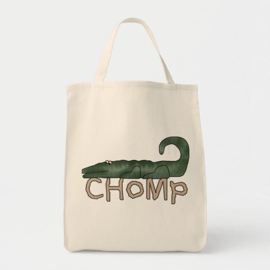 わにTシャツおよびギフトをChomp トートバッグ (正面)