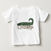 わにTシャツおよびギフトをChomp ベビーTシャツ (正面)