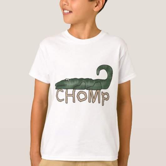 わにTシャツおよびギフトをChomp Tシャツ (正面)