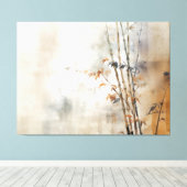 わびさび美竹 キャンバスプリント (インサイチュ (ウッドフロア))