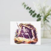 わびしく古いDeath王の郵便はがき ポストカード (スタンド正面)