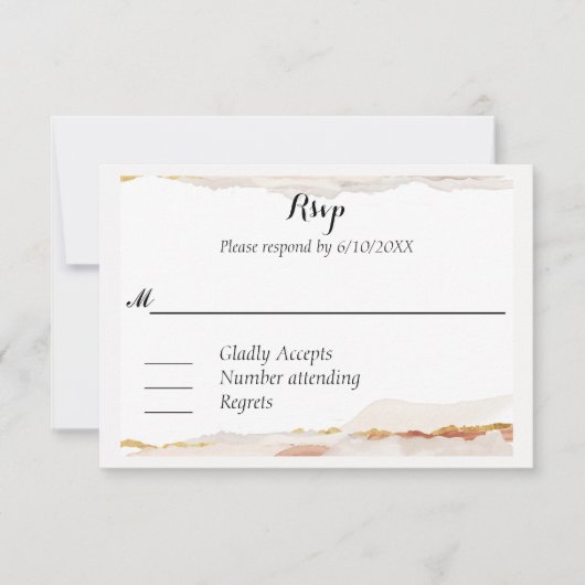 わびサビ水彩漢字RSVP (正面)