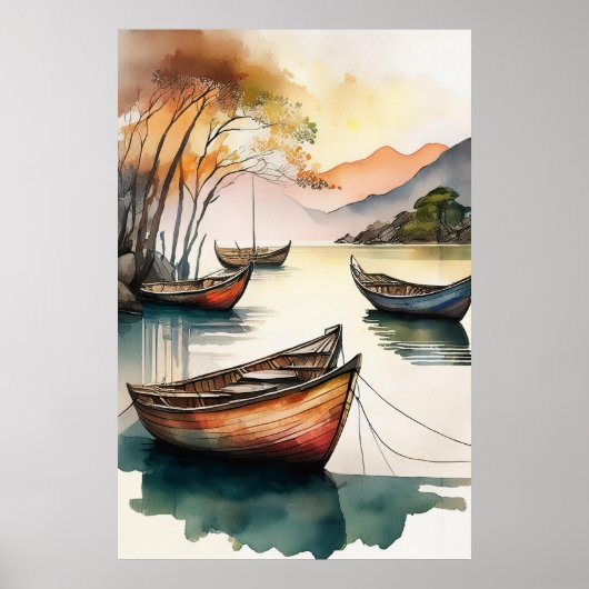 わび・さびアートのポスター ポスター (正面)